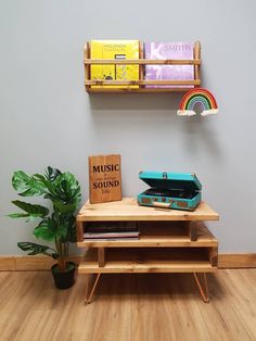 happy Vinyl Record Storage Holder