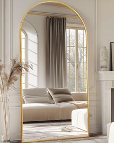 Oversized Floor Mirror