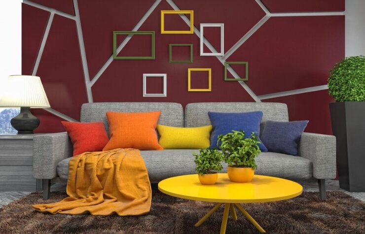 Yellow and Gray Living Room Ideas