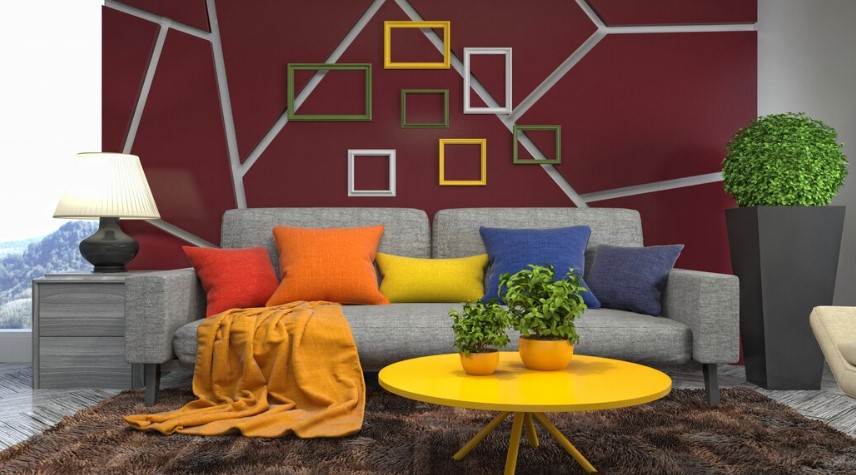 Yellow and Gray Living Room Ideas