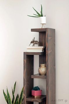 Modern Diy Standing Bookshelf